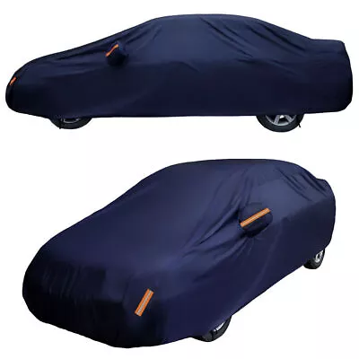 Full Car Cover Waterproof All Weather SUV Protection Rain Snow Dust Resistant • $31.49