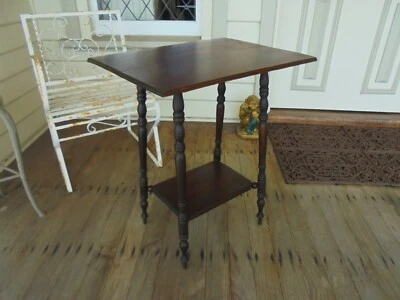 $50 • Buy ANTIQUE AUSTRALIAN PINE LAMP TABLE C1910 SIDE OR OCCASIONAL TABLE