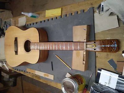 DIY Economy Budget Acoustic Handcraft Custom GUITAR KIT-OM/solid Wood-thin Side • $224