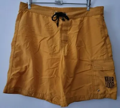 Killer Loop Board Swim Shorts Orange Men's Large Made In Italy • $29.99
