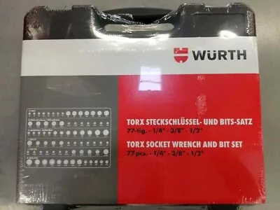 Wurth 1/4+3/8+1/2 Inch Extensive TX Assortment 77 Pieces • $399.99