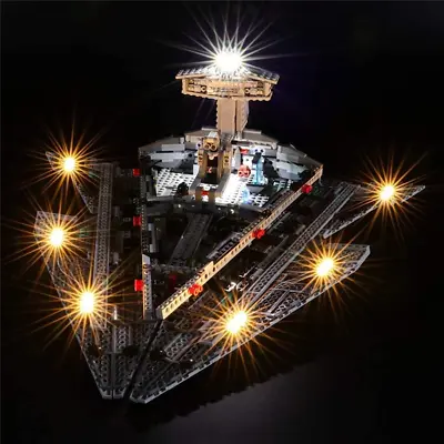 USB Lighting Kit For LEGO 75055 Imperial Star Destroyer Brick Building(Not INCLU • $41.99