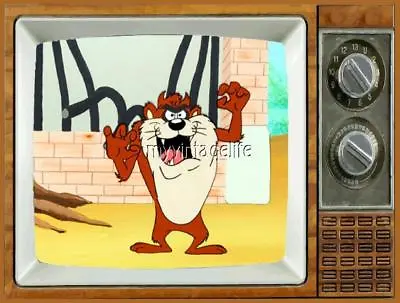 Tasmanian Devil Looney Tunes TV Fridge MAGNET 2  X 3  SATURDAY MORNING CARTOONS • $8.25