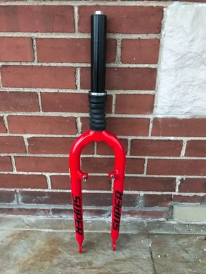 $223.56 • Buy Used Red Cannondale Fatty SUPER Headshok Sl Fork (Disc & V-Brake Mounts)