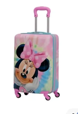 FUL FCGL0030SAMEC-634 Disney Minnie Mouse TIE DYE Kids 21  Hardside Spinner • £38.01