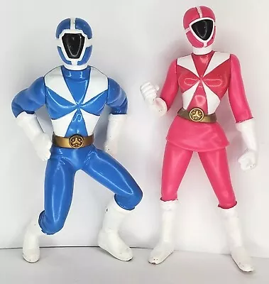 Power Rangers VTG Blue Pink Lot Of 2  Lightspeed Action Figures McDonalds Toy • $13.77