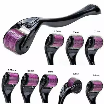 $6.14 • Buy Micro Needle Derma Roller 540 Titanium For Skin Care Acne Hair Loss 0.2mm-2.0mm
