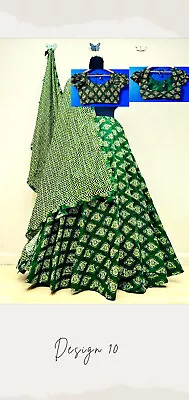 NEW Ready Made Cotton Lehnga/ Navratri Chaniya Choli Diwali Festival UK • £40