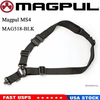 Original Magpul MS4 DUAL QD Multi-Mission 2 Point Sling MAG518-BLK-US FAST SHIP  • $19.89