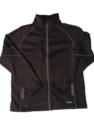 Double Diamond Soft Shell Jacket Mens Size Large Fleece Lined Full Zip Outdoor • $24.88