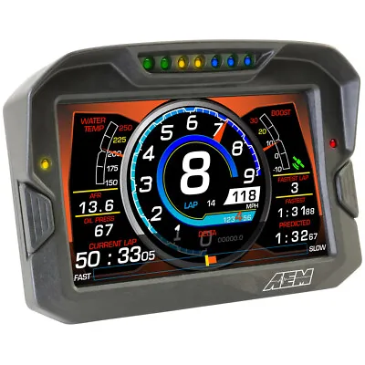 AEM 30-5700 CD-7 Carbon Non-Logging/ Non-GPS Full Color Racing Dash Display Kit • $2353.14