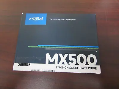 Crucial Mx500 2000gb 2.5-inch Solid State Drive (17c) • $129.99