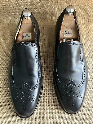 Crockett & Jones X Brooks Brothers Black Leather Loafers Size UK 10 || US 11 C • $132