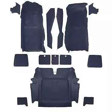 Dark Blue Cut Pile Complete Carpet Set 1978-1979 C3 Corvette • $589.95