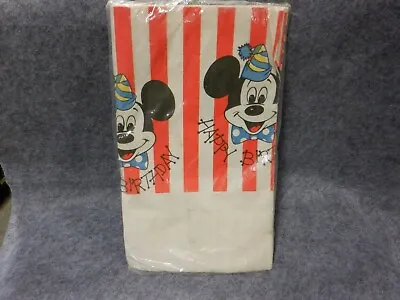 Kitchen - Vintage Mickey Tablecloth 54x88 - New In Package • $12.99