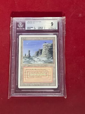 MTG Graded 9 Plateau Revised Magic The Gathering • $399.99