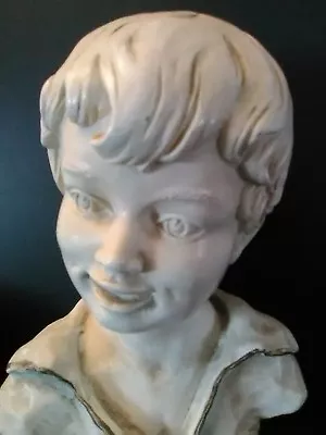 Mid Century Statue Figurines Boy Girl Busts 1962 Universal Statuary Corp Chicago • $34.95