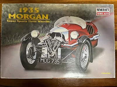 MINICRAFT 11212 1935 Morgan Three Wheeler 1/16 Scale Model RARE NIOB • $175