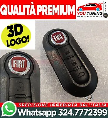 Guscio in Silicone Cover Chiave per Telecomando Fiat Grande Punto Evo Panda  Bravo Stilo 500 L