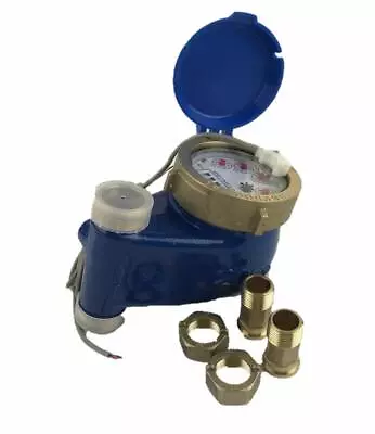 DAE V-75P Vertical Water Meter Pulse Output 3/4” NPT Couplings Gallons • $77.99