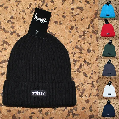 £11.87 • Buy Outdoor Stussy Basic Cuff Beanie Winter Autumn Embroidered Warm Hip Hop Style