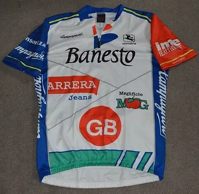 Vtg Banesto Cycling Team Giordana Jersey Medium Movistar • $59.95