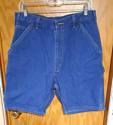 Size 34 Men’s Pre-owned 8.5” Lightweight Carhartt Carpenter Jean Shorts B28 • $25