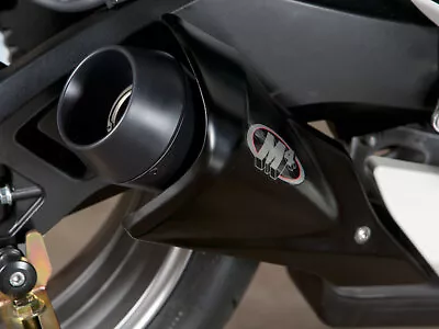 Black GP Slip On Exhaust M4 SU6112-GP For 11-23 Suzuki GSXR600/750 • $288.95