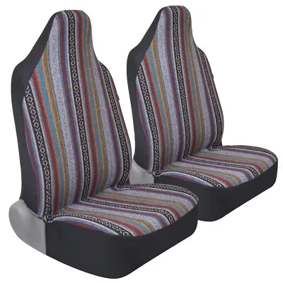 Stylish Baja Inca Woven Pattern Soft Comfortable Durable Seat Cover Set For Auto • $24.50