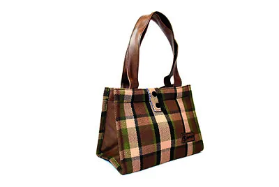 NLA VW Parts NLA Westy Westfalia Hand Bag In Beige Plaid HB1001BE • $34.74