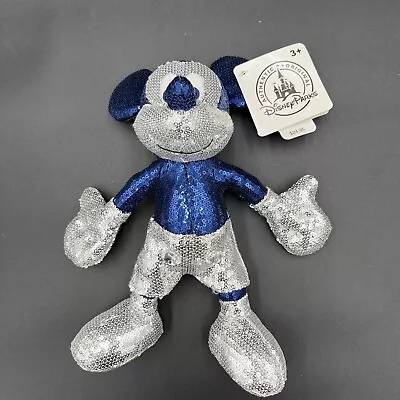 Disney Parks 60th Anniversary Sequin Mickey Plush New With Tags • $15