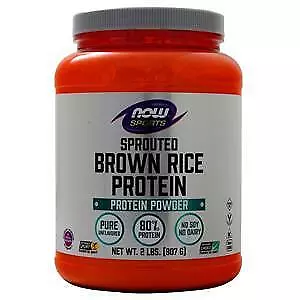 Now Sprouted Brown Rice Protein Unflavored 2 Lbs • $19.57