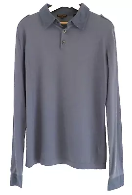 M/L Men's Ben Sherman Special Brew Gray Cotton Cashmere Blend Thin Sweater M/L • $39.99