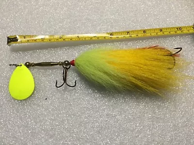 Unknown Musky Bucktail Spinner Bait Muskie Lure  Good Condition • $7.95