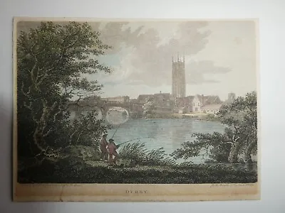 Engraving Of Derby Scene. Vernor & Hoodpoultry london 1803 • £6