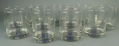 11 Vintage 1980s Fortune 500 Old Fashioned Glasses Wall Street Stock Market  • $199.98
