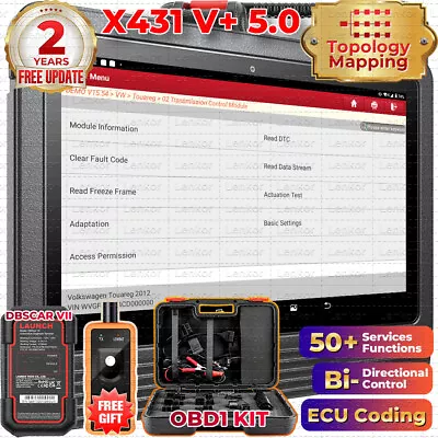 2024 LAUNCH X431 V+ 5.0 PRO3S+ Car Diagnostic Scan Key Coding Bidirectional TPMS • $969