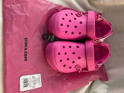 Post Malone X Crocs Duet Max 2 Pink Men Size 10 Women 12. New With Tags. • $175