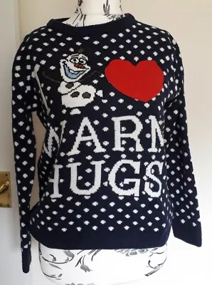 Women's  Ugly  Christmas Jumper 8 Disney's Frozen • £4.99