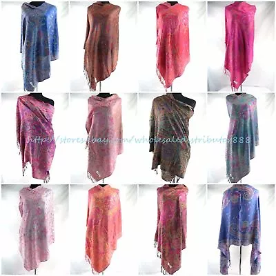 10pcs Wholesale Scarves For Sale Paisley  Pashmina Scarf • $64.89