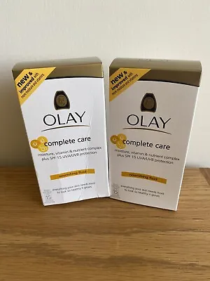 Olay Complete Care Daily Sensitive UV Fluid SPF15 100 Ml X2 • £9.95