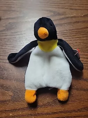 Rare Retired 1995 Ty Beanie Baby Waddle With Pvc Pellets/tag Errors. • $1250