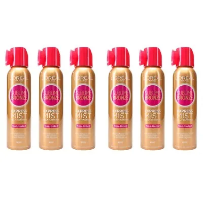 L'Oreal Sublime Bronze Self Tan Express Mist Spray For Body 150ml  X 6 • £41.74