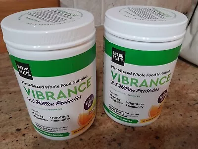 2 (60 Servs) Vibrant Health  Vibrance Probiotic Plant Based Whole Food Nutrition • $36.95