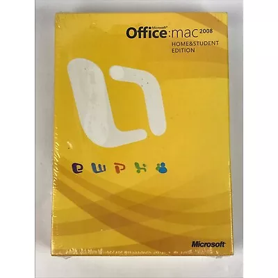 Microsoft MS Office Mac 2008 Home Student Edition - New Factory Sealed • $20