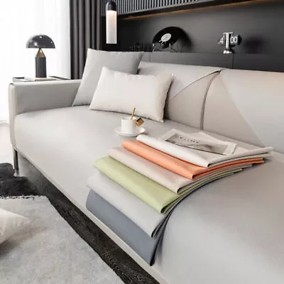 $91.43 • Buy Waterproof Anti-pet Scratch Sofa Cover Faux Leather Couch Covers Slipcovers