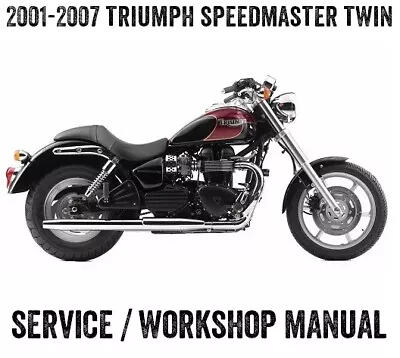 2001-2007 Triumph Speedmaster Twin Workshop Repair Service Manual EBook PDF CD • $12.43