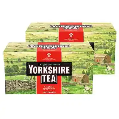 Taylors Of Harrogate Yorkshire Black Tea Bags 2 X 240 Pack • £16.98