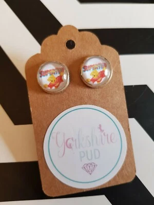 £2.85 • Buy Superted Cartoon Kids TV Retro 80s Nostalgia Gift Silver Plated Earrings