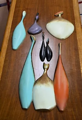 Vintage Mid Century Sexton Bottles 1960's Wall Art Original 5 Pcs • $275